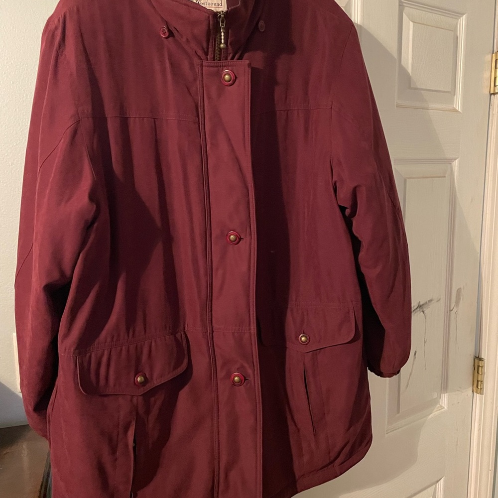 Westbound Deep Red Jacket size Xlarge